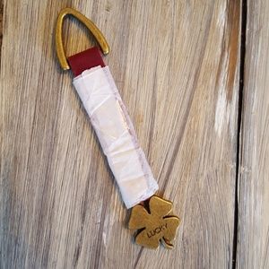 Brand new in wrap Lucky Brand key fob chain